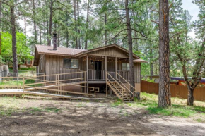 Serene Ruidoso Cabin with Fenced Yard Near Downtown!